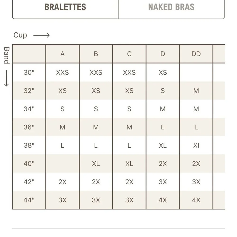 SKIMS Fits‎ Everybody Crossover Bralette Moonstone Womens XXS - Picture 9 of 9